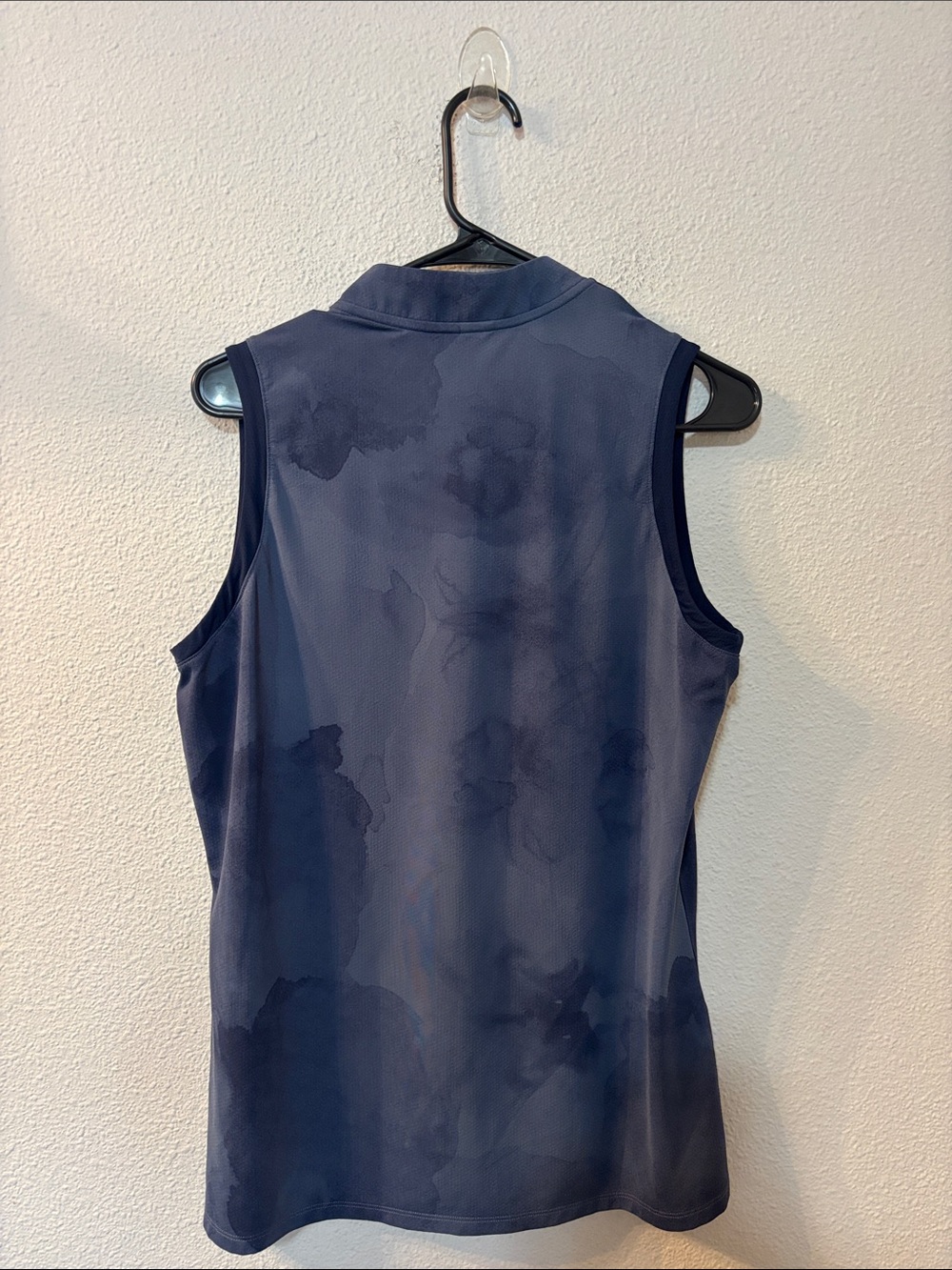 adidas Navy Sleeveless V-Notch Athletic Tank - Picture 5 of 5